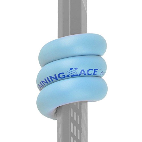 Training Lace 8 oz Light Blue Lacrosse Stick Training Weight By LaceUp