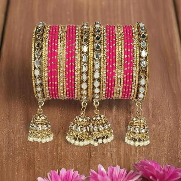 Indian Ethnic Partywear Handmade Bangles – Elegant Traditional Jewelry for Women | Perfect for Weddings, Festivals & Daily Ethnic Wear