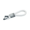 thumbnail image 3 of Llavero universal de cuero para coche con anillo en D Tejido hecho a mano Pulsera de pulsera duradera Llavero Llaves para coche Organizador Accesorios Blanco shamjiam llavero de coche, 3 of 8