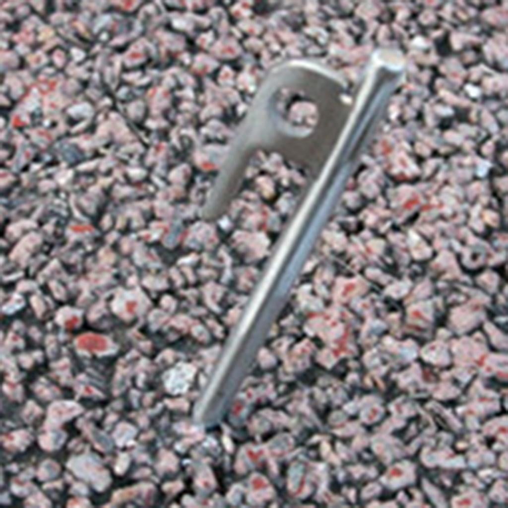 5 Pieces Tent Nails Heavy Duty 304 Stainless Steel Outdoor Camping Awning Tent Nail Stake Peg Tent Accessories Equipment - 20cm