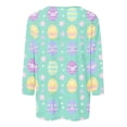 thumbnail image 4 of Momihoom Women's Easter Egg Print 3/4 Sleeve Crewneck Casual Tunic Top, 4 of 5