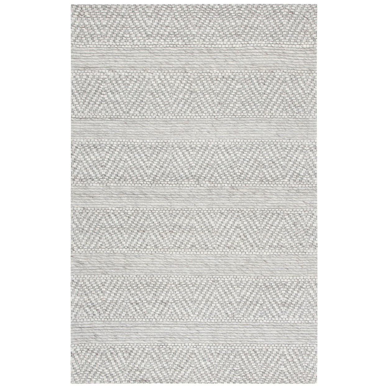 SAFAVIEH Marbella Keeleigh Diamond Area Rug, Beige/Light Grey, 9' x 12'