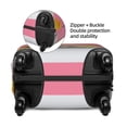 thumbnail image 4 of Bixox Washable A Funny Cat Printed Luggage Cover, Fashion Suitcase Protector Fits for Small luggage, 4 of 8