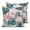 Terracotta, Green, Brown, variant on Pillow Covers 20x20 Set of 2, Flamingo Throw Pillow Covers Decorative Couch Cushion Cover, Vintage Summer Palm Leaves Tropical Botanical Microfiber Soft Square Pillowcases for Bedroom Living Room