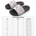 thumbnail image 2 of GZHJMY Stylish Slides for Women Men, Pink Castle Unicorn and Rainbow Soft Flexible Slip-on Sandals Slippers, 2 of 7