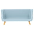 thumbnail image 1 of 1Pcs Modèle de Sofa Miniature Bleu Ciel pour Enfants 4.5x5.9x13.4 Po, 1 of 8