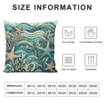 thumbnail image 5 of PHYHOO Short Plush Pillow Covers Seashells Starfish Square Pillow Case for Bedroom, Sofa, Car Decoration Both Sides, 5 of 5
