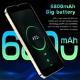 thumbnail image 5 of Kchsji 55 Inch Smartphone Quad-Core Processor 3200mAh Battery Dual SIM Facial Unlock HD Camera for Gaming Video Streaming Social Media Office Travel Daily Life Photography Entertainment Use, 5 of 7