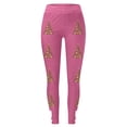 thumbnail image 3 of MKLEKYY Leggings de compresión para mujer, mallas huecas informales con estampado de árbol de Navidad para mujer, mallas deportivas de realce para fitness, pantalones de yoga, 3 of 3