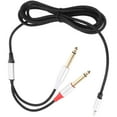 thumbnail image 3 of USB C to Dual 1/4 Audio Cable 2m Audio Equipment Replacement Cable, 3 of 8