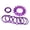 Purple, variant on Aluminum Alloy 16T Cycling Gear For Mountain Bikes Great For Dirt Jump Street Climb And City Commuting