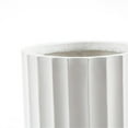 thumbnail image 3 of Afuera Living White 19-Inch Tall Round MgO Indoor/Outdoor Planter, 3 of 6