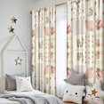 thumbnail image 5 of Blackout Kids Curtains,Pioneer Flower Floral Print Pattern Childrens Insulated Curtains Set Of 2,Bedroom Essentials,Toddler Room Decor 52"x84", 5 of 5