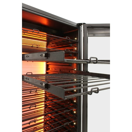 Vinotemp - 141-Bottle Single Zone Wine Cooler with Backlit Panel - Black
