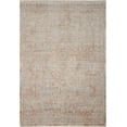 thumbnail image 2 of Nourison Silken Weave Floral Grey/Brick 5'3" x 7'9" Area Rug, (5x8), 2 of 8