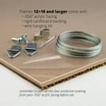 thumbnail image 3 of Craig Frames Bauhaus 125, 16 x 24 Inch Picture Frame, Rustic Gray Barnwood, 3 of 3