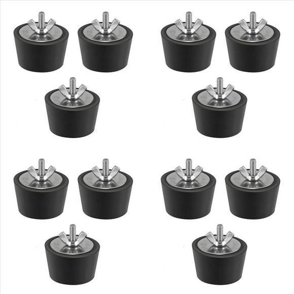 12 Piezas 38Mm Tapón de Goma para Invierno Piscina Sellada Tapón de Expansión Tubos de Desagüe