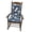 Gray Leaves, variant on JIAN YA NA 2 Piece Set Non-Slip Rocking Chair Cushions with Thick Padding Includes Seat Pad & Back Pillow with Ties for Living Room Rocker(Black)