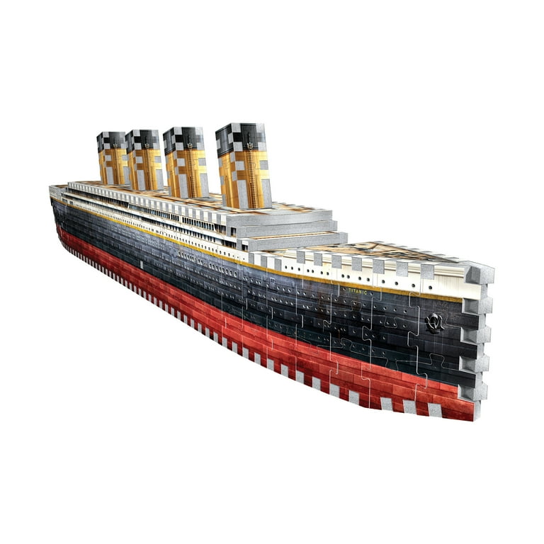 Wrebbit 3D - Titanic 440-Piece 3D Jigsaw Puzzle for Kids and