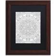 thumbnail image 1 of Trademark Fine Art "Mandala One" Canvas Art by Hello Angel, Black Matte, Wood Frame, 1 of 1