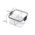 thumbnail image 3 of XYAIYT Airtight Cereal Storage Container Clear Kitchen Food Storage with Lids 15.6 23.7fl oz for Grain Sugar Flour Rice Snacks BPA Free Pantry Organizer for Fresh Food Safety, 3 of 6