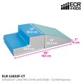 thumbnail image 2 of ECR4Kids SoftZone Little Me Play Climb and Slide, Contemporary (2-Piece), 2 of 7