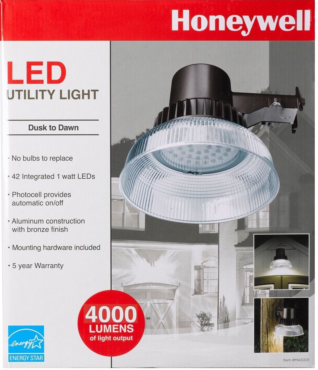 Honeywell LED Security Light Galvanized