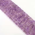 thumbnail image 1 of Natural Pink Amethyst Gemstone Heishi Square Shape Gemstone Beads, Size 6-7mm For DIY Making Jewellery, 1 of 1