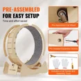 thumbnail image 6 of Large Cat Exercise Wheel - 29.5 Inch Indoor Treadmill for Cats with Detachable Carpet and Teaser for Running and Training, 6 of 6