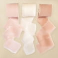 thumbnail image 2 of DIY Tassel Ribbon Borde Deshilachado Ribón Gasa Cinta 3 Roll (luz) Rosa, 2 of 6