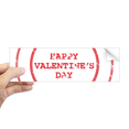 thumbnail image 1 of Autocollant Pare-Chocs Rectangulaire Rouge pour Carnet de Notes de la Saint-Valentin, 1 of 1