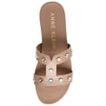 thumbnail image 3 of ANNE KLEIN Womens Beige Studded Cushioned Ely Round Toe Slip On Slide Sandals 6.5 M, 3 of 4