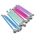 thumbnail image 3 of 4Pcs Stainless Steel Tools Spherical Sugar Set Group Double Head Clay Sewing Pen Cake Cooking Accessory StylusProfessional Blue, 3 of 9