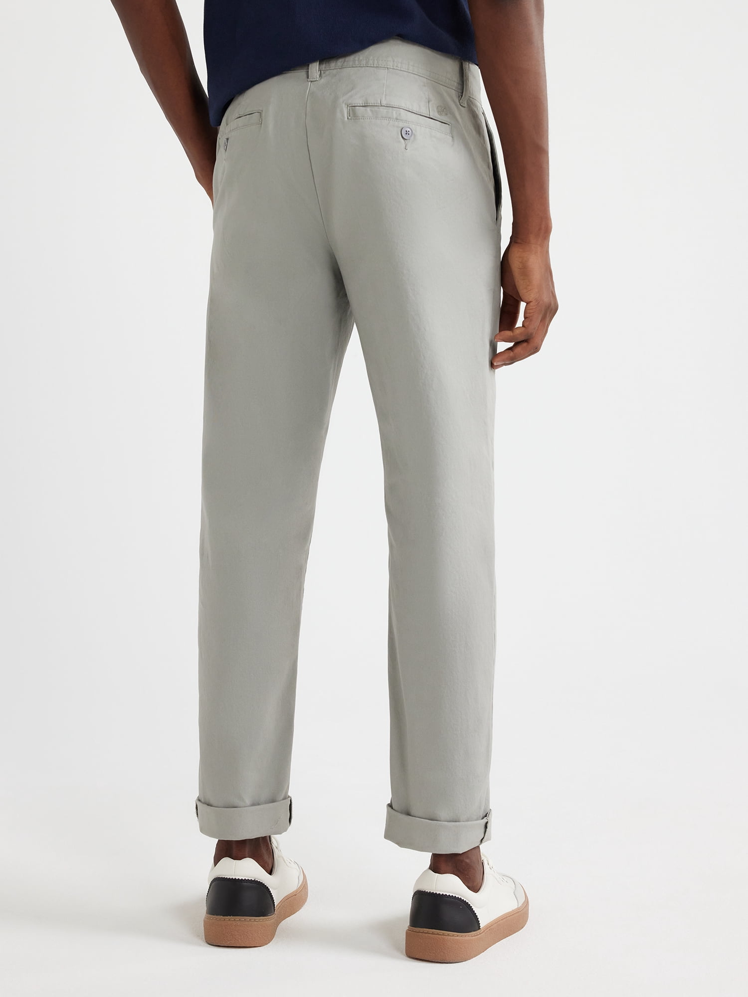 Free Assembly Men's Straight Tapered Fit Chino Pants, Sizes 29-42