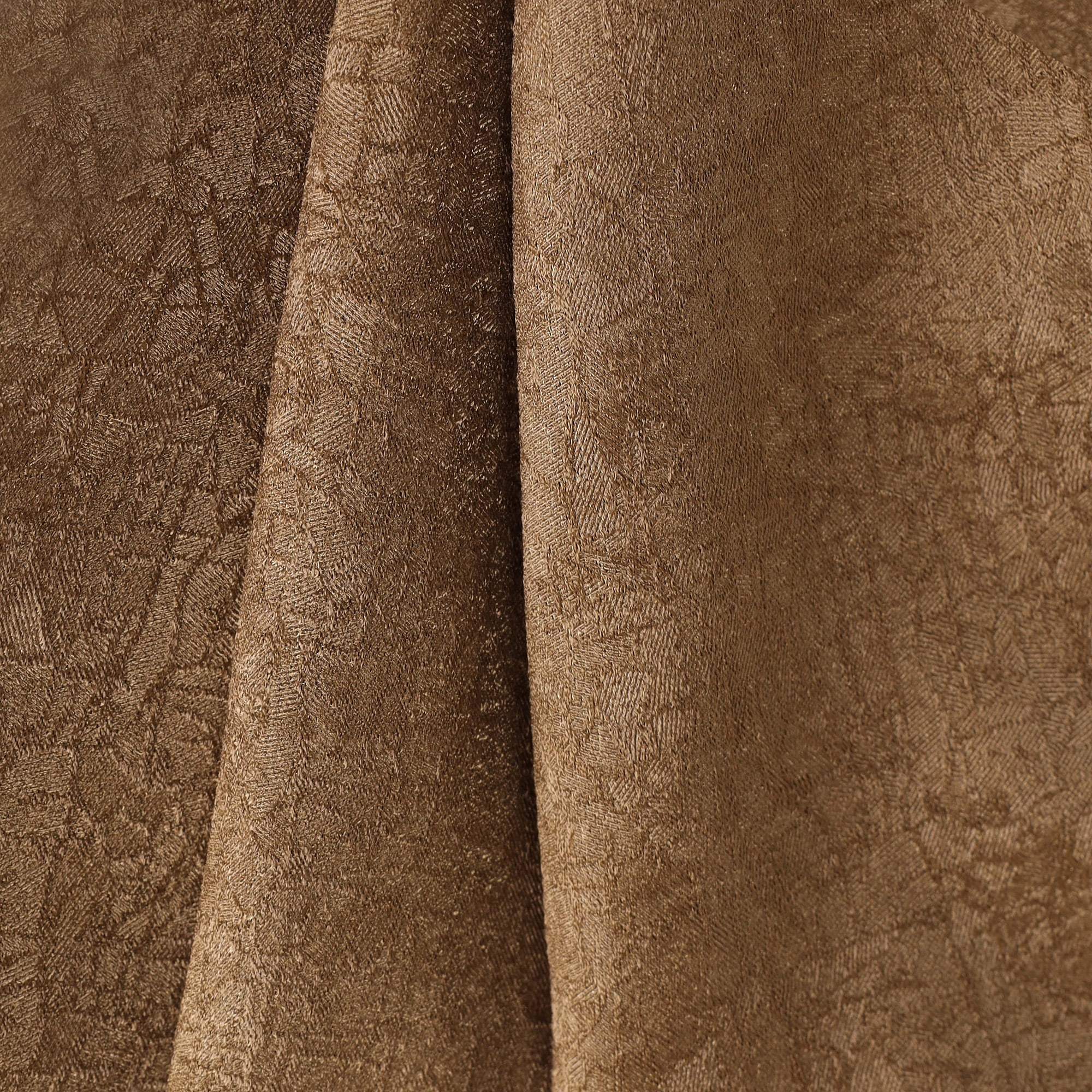 Superior Senna Blackout Curtains Set of 2, Grommet Header Curtain Panel Pair, Brown, 42"W x 108"L