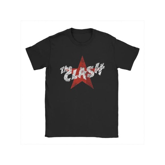 T Shirt Men'S Casual ShortSleeve Featuring a Red Star Graphic