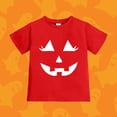 thumbnail image 2 of RMGVDSD Kids Girls Boys Halloween Shirt Cute Pumpkin T-Shirts Summer Short Sleeve Tee Tops Children's Graphic Tshirts 4-5 Years, 2 of 5