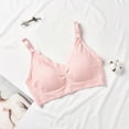thumbnail image 6 of Fengqque Mother's Plus Size Nursing Soft Comfort Fit Bra Comfortable Breathable No Steel Ring Front Buckle Breastfeeding Underwear, 6 of 7
