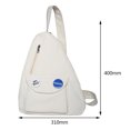 thumbnail image 1 of Bolsa De Hombro Bolsa de hombro de nailon para fitness de viaje Unisex a prueba de salpicaduras para acampar y hacer senderismo Sywqhk Para Estrenar, 1 of 8