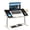 Black, variant on PHANCIR Height & Angle Adjustable Lap Desk, Laptop Stand Bed Tray, Foldable Laptop Desk for Couch Sofa Floor, Black