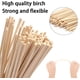 thumbnail image 4 of Palos de madera JM Natural 30 cm 50 piezas para bricolaje y manualidades, 4 of 5
