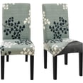 thumbnail image 6 of Chair Covers for Dining Room Stretch Dining Chair Covers Set of 6 Parsons Chair Slipcover Removable Washable Kitchen Chair Slipcovers for Dining Room Party Banquet,Antumn Leaves, 6 of 6
