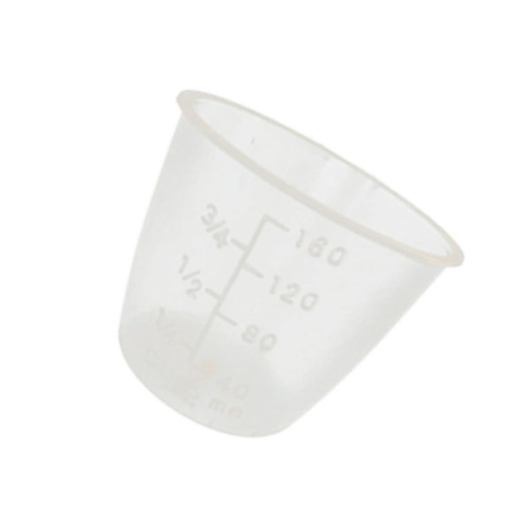 JCBIZ 5pcs Plastic Transparent Rice Measuring Cup 160ml Rice Cooker  Measuring Cup for Dry and Liquid Ingredients