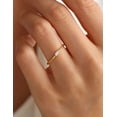 thumbnail image 3 of vylahjewellery Genuine Radiant Cut 1 Ct Moissanite Diamond Ring Plated White Gold Solitaire Women's Wedding Ring, 3 of 4