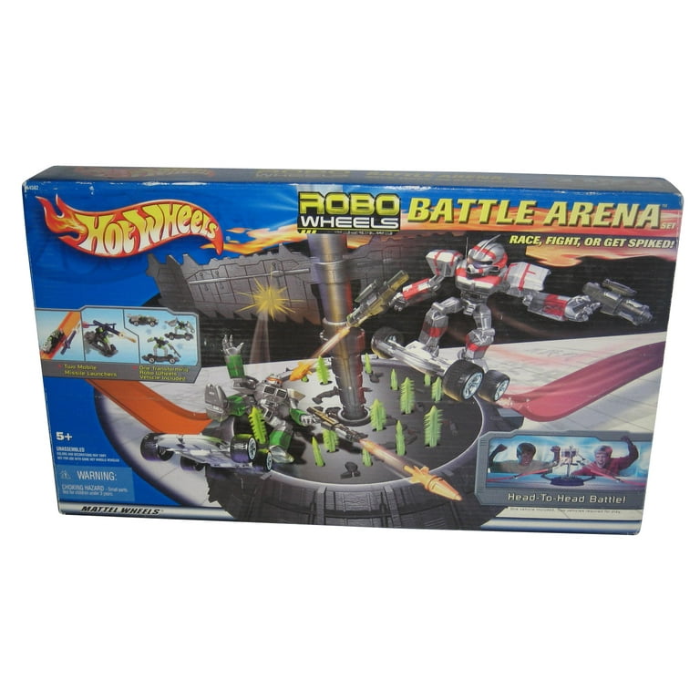 Hot Wheels Robo Wheels (2001) Mattel Battle Arena Toy Car