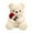 A, variant on EARKITY Valentine's Day Gift Plush Toy Rose Bear Cuddly Doll Doll Girl Doll