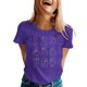 thumbnail image 4 of Tops de Manga Corta de las Mujeres Casual Impresa Camiseta Blusa Cuello Redondo Moda Poliéster Ligero Suave Cómodo para las Vacaciones Diarias de Trabajo de la Fiesta de Citas, 4 of 8