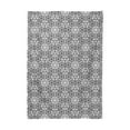 thumbnail image 4 of EREHome Black And White Psychedelic Patterns Tablecloth 60x120 inches, 4 of 4