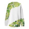 thumbnail image 5 of xixinqiwan St Patricks Day Shirt for Women Plus Size,Women's Shamrock Long Sleeve Shirts Lucky Green Glitter Pullover Tops, 5 of 6
