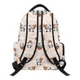 thumbnail image 2 of Aplkyhs Backpack for Students 6-18 Multi-pocket Lightweight Water Resistant 17 Inch School Bag for Elementary Middle High School Panda Basketball, 2 of 7